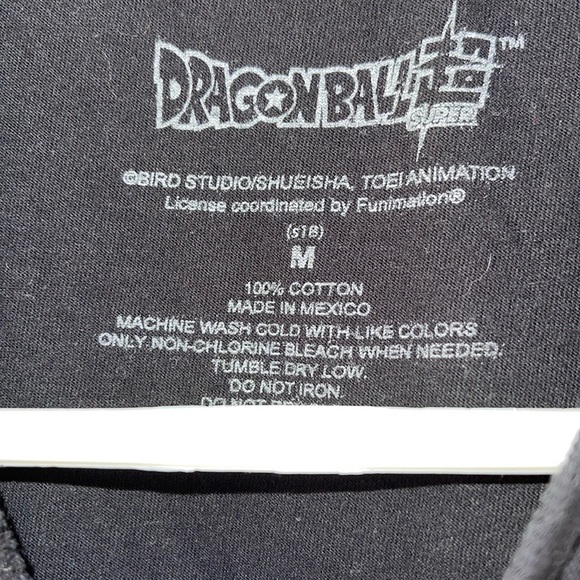 Dragon Ball Z Goku Logo Graphic Print Short Sleeve T-Shirt Black Men's. - Picture 3 of 3